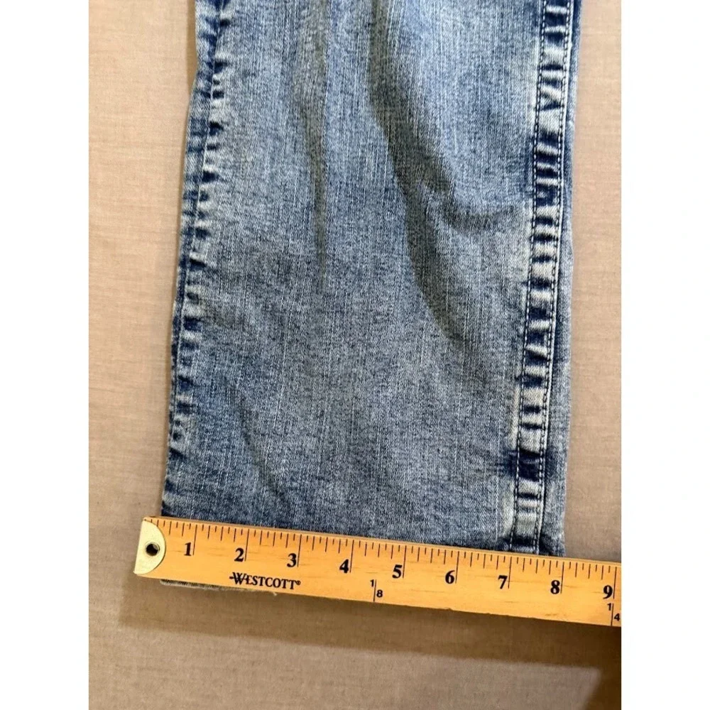 True Religion Ricky Relaxed Straight Jeans Mens 38 Blue Denim Pocketed Men 38X33
